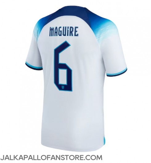 Englanti Harry Maguire #6 Kotipaita MM-kisat 2022 Lyhythihainen